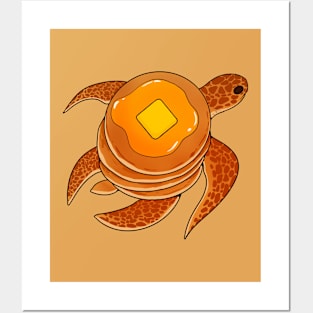 Cute Pancake Turtle Food Animal- C3 Posters and Art